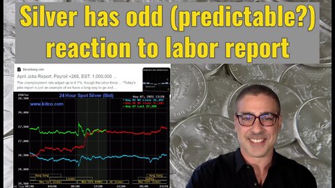 Silver has odd (predictable?) reaction to labor report