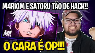 REAGINDO A Rap do Satoru Gojo (Jujutsu Kaisen) - Roxo | Prod. theskybeats |