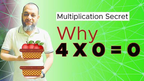 Why multiplication with zero gives zero