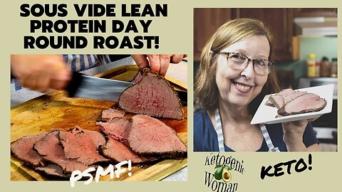 Sous Vide Roast Beef| Can You Make Cheap Lean Round Roast Tender Medium Rare?! | Lean Protein PSMF