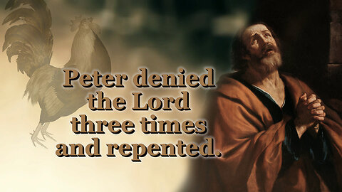 Peter denied the Lord three times and repented. Bergoglio has denied the Lord umpteen times and refuses to repent because he legalizes sin.