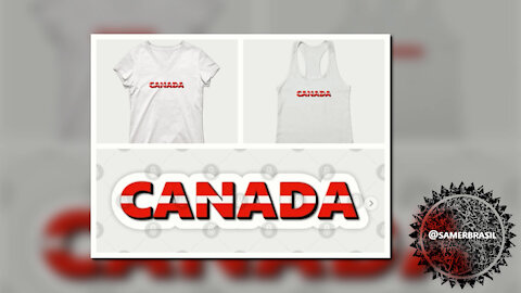 CANADA T-SHIRT. SAMER BRASIL (TEEPUBLIC)