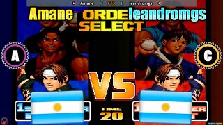 The King of Fighters '98 (Amane Vs. leandromgs) [Argentina Vs. Argentina]