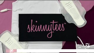 SkinnyTees helping provide period products through donations