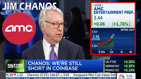 JIM CHANOS: "SHORT AMC AND LONG APE" BUT AMC THEATERS WILL SURVIVE