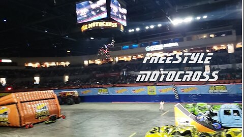 Freestyle Motocross at Hot Wheels Monster Truck Show