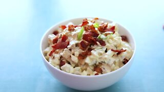 Bacon Potato Salad | At Home with Shay