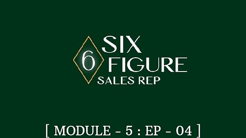 Elevated🔺Standards〽️ : (Module -5 : EP-04) - PAUL DALEY DIGITAL LAUNCHPAD 🚀 SALES REP.