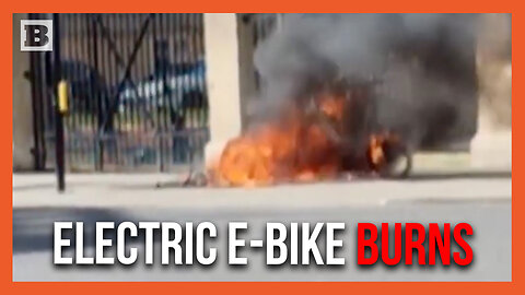 It's Electric! E-Bike Bursts Into Flames Near Buckingham Palace