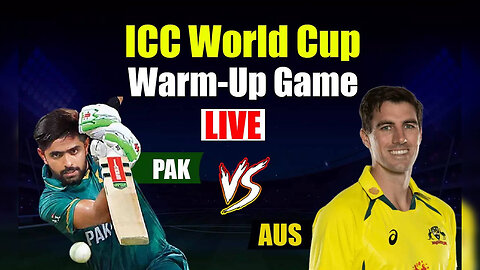 Pakistan vs Australia Warm Up Match