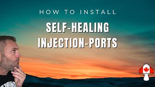 How to install a self-healing injection ports