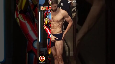 I AM IRON MAN #shorts #ironman #tonystark #avengers #marvel #fitness #bodybuilding #aesthetic #abs