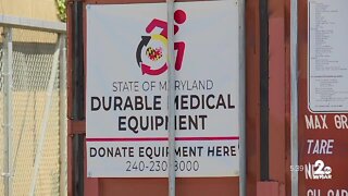 Baltimore Department of Public Works collects medical equipment for reuse