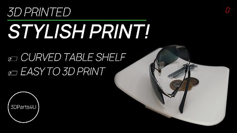 🤩 Stylish 3D Printed Table Shelf - Practical 3D Printed Items - 3D Printed Decoration