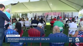 Remembering lives lost on 9/11 in Boynton Beach