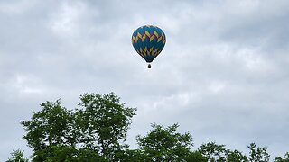 Cloudy Hot Air Balloon Flight in New Market Tennessee