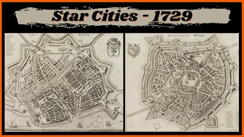 Star Forts Are Really Star Cities - Book from 1729