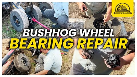 Learning How to Replace Wheel Bearing on Bushhog 2615 Legend