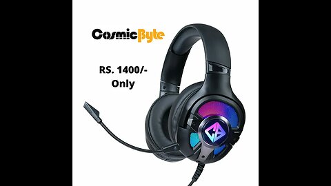 Cosmic Byte's New HEADSET for 2022 - The Oberon 7.1 RGB Gaming Headset random strike