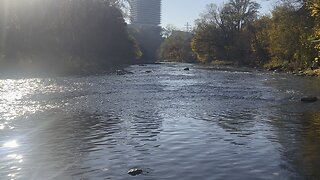 Humber River flows