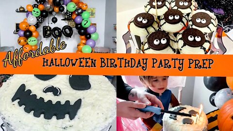 HALLOWEEN BIRTHDAY PARTY PREP ON A BUDGET | AFFORDABLE HALLOWEEN BIRTHDAY