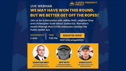 APP Webinar - We may have won this round, but we better get off the ropes!