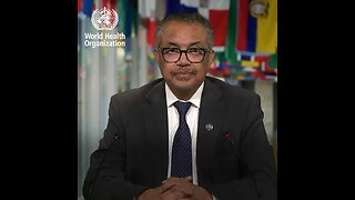 Tedros insists that "we must follow through with national ratification" of the WHO pandemic treaty.