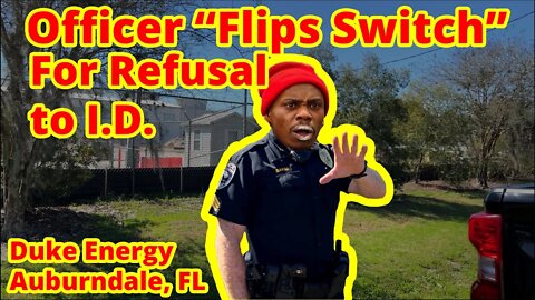 Officer Flips Switch After ID Refusal