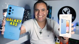 Galaxy A32, com Design renovado, TELA DE 90 Hz e um SUPER BATERIA - Unboxing e Impressões