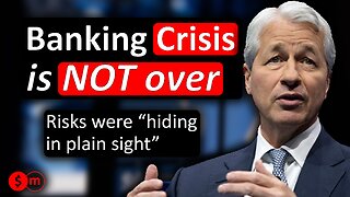 Jamie Dimon: Banking crisis was "hiding in plain sight" and is "not yet over". Warns on regulation.