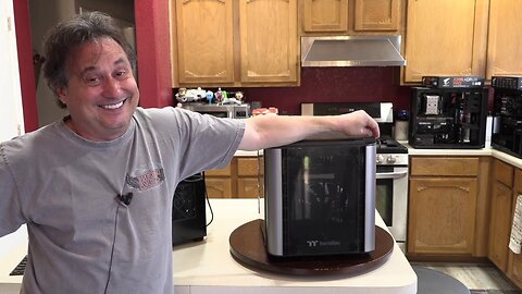 LIVE! The glass cage computer build! $99 ThermalTake Level 20 VT Glass SHOW case