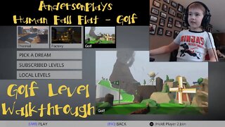 AndersonPlays Human Fall Flat - Golf Level Walkthrough