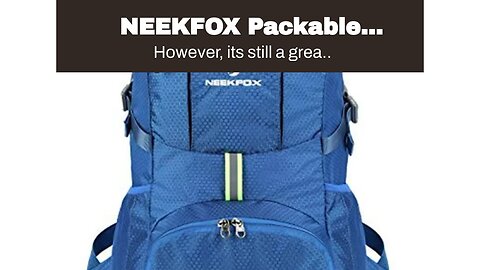 NEEKFOX Packable Lightweight, Hiking Daypack Travel Hiking Backpack, Ultralight Foldable Backpa...