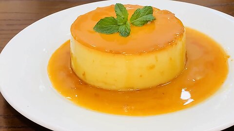 3 Ingredients Caramel Pudding || Caramel Pudding without oven