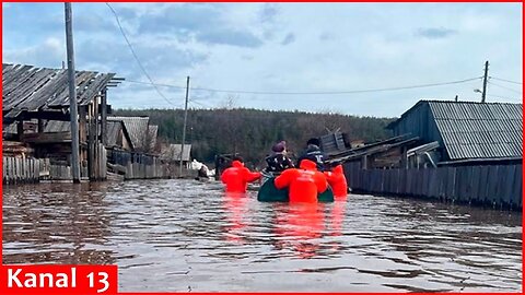 DISASTER in Russia - there are deaths, thousands of people are evacuated, houses are flooded