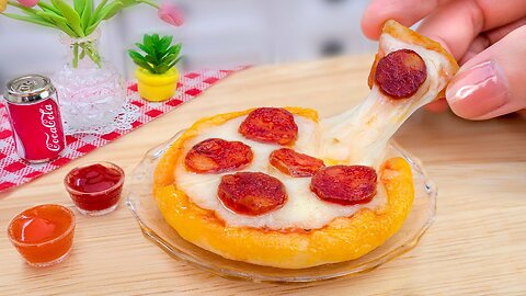 So Yummy Amazing Miniature Pepperoni Pizza Cooking 🍕 Fast Food Recipe | MEO G