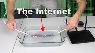 Can You Send The Internet Through Water Instead of Cables? The Literal Web Streaming Experiment!