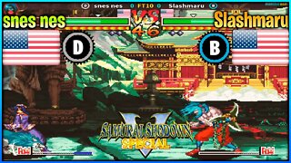 Samurai Shodown V Special (snes nes Vs. Slashmaru) [U.S.A Vs. U.S.A]