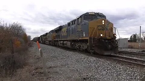 CSX B158 Empty Coke Express Train from Sterling Ohio November 11, 2023