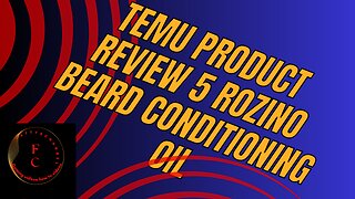 TEMU PRODUCT REVIEW 5 ROZINO BEARD CONDITIONING OIL