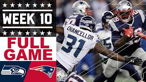 "Super Bowl 49 Rematch": Patriots vs Seahawks FULL GAME - NFL Week 10 2016 (SNF)