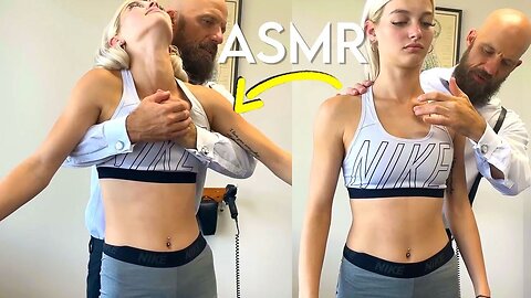 Her CHEST Was Set FREE! ASMR Full Body Chiropractic Adjustments