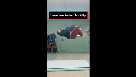 Learn how to do a backflip in 30 secs