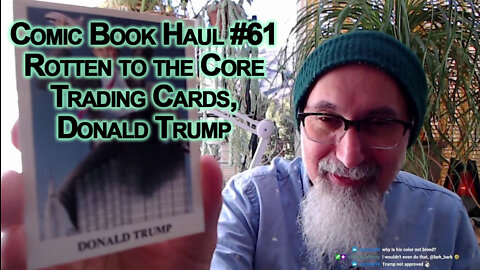 Comic Book Haul #61: Rotten to the Core Trading Cards, Rudolph Giuliani, Donald Trump, 1989 [ASMR]