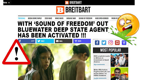 With *Sound Of Freedom* out, BLUEWATER DeepState AGENT has been ACTIVATED !!!