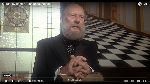 Murder by Decree - The Denouement (1979) - Freemasonry