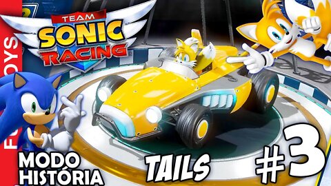 Team Sonic Racing #3 CAMPANHA - Corrida de Sobrevivência, o último de cada volta é eliminado! 🏁🔵🏎