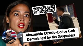 Alexandria Ocasio-Cortez gets demolished by her own supporters in the Bronx