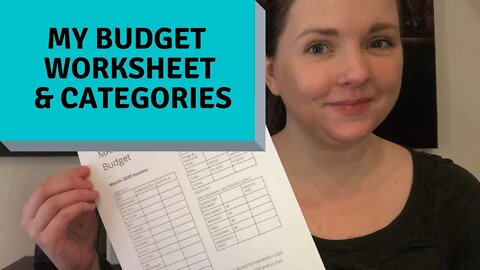 HOW WE BUDGET! BUDGET WORKSHEET AND BUDGET CATEGORY WALK THROUGH. OUR DEBT FREE JOURNEY VLOG!