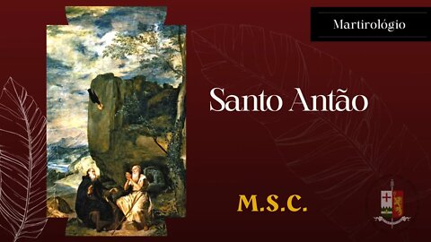 Santo Antão, vida de privações para maior glória de Deus